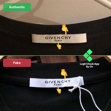 givenchy t shirt original vs fake|how to find givenchy clothes.